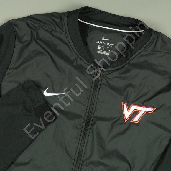Nike Other - Nike Dri Fit Virginia Tech Hokies VT Elite Hybrid Jacket in Black Size Large